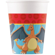 Set da 8 bicchieri di carta Pokémon da 200 ml