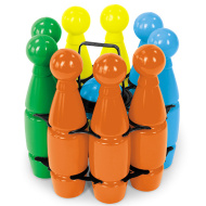 Set da bowling con 9 birilli e 2 palle, 25 cm