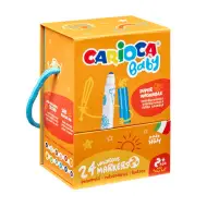 Set di 24 pennarelli lavabili per bambini - Carioca