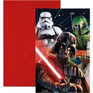 Set di 6 inviti per festa di Star Wars