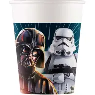 Set di 8 bicchieri di carta Star Wars da 200 ml
