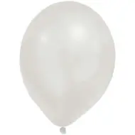 Set di 8 palloncini bianchi pastello metallizzati