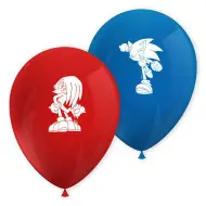 Set di 8 palloncini in lattice di Sonic il riccio