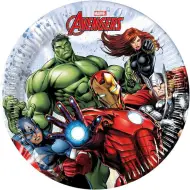 Set di 8 piatti di carta Avengers da 20 cm