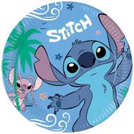 Set di 8 piatti di carta Disney+Stitch da 23 cm