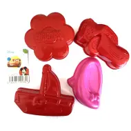 Set di formine per sabbia Disney Cars e Minnie Mouse 4 pezzi