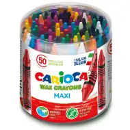 Set di jumbo pastelli a cera 50 pezzi - Carioca