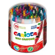Set di pastelli a cera 100 pezzi - Carioca