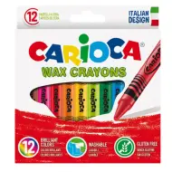 Set di pastelli a cera 12 pezzi - Carioca