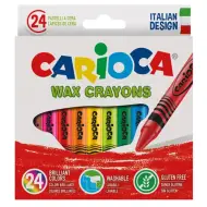 Set di pastelli a cera 24 pezzi - Carioca
