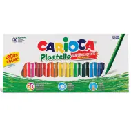 Set di pastelli a cera Plastello 30 pezzi - Carioca