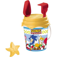 Set sabbiera a tema "Sonic il riccio" con annaffiatoio - Mondo Toys