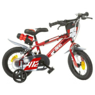 Sfera bicicletta per bambini rossa da 12 pollici - Dino Bikes