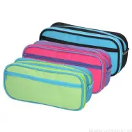 Spirit: Astuccio ovale a tre scomparti colorato Shell in diverse varianti 21x6cm