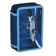 Spirit: Astuccio pieghevole con stampa auto della polizia, completo di 28 pezzi