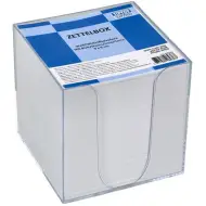 Spirit: Blocco note in contenitore trasparente 900 fogli 9x9x9cm