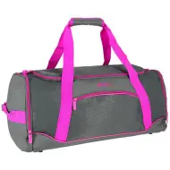 Spirit: Borsa sportiva da palestra neon rosa-grigio 20x51x23cm