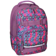 Spirit: Campus zaino scolastico viola arrotondato, zaino 46x33x22cm