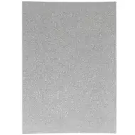 Spirit: Foglio di schiuma decorativa adesiva con glitter color argento A/4 1 pezzo