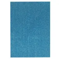 Spirit: Foglio di schiuma decorativa con glitter, colore blu, formato A4, 1 pezzo