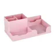 Spirit: Portapenne da scrivania a più scomparti, rosa pastello