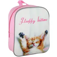 Spirit: Zainetto per asilo 3D con motivo gattini felici "Happy Kittens" arrotondato 30x25x12cm