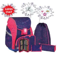 Spirit: Zaino scolastico a LED Pegaso, set da 7 pezzi