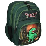 Spirit: Zaino scolastico a quattro scomparti T-Rex arrotondato, 40x20x18cm