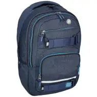 Spirit: Zaino scolastico arrotondato blu Campus