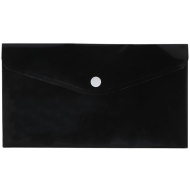 Spirit: cartella portadocumenti nera con chiusura a pressione 235x115 mm