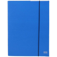 Spirit: cartellina con elastico blu, formato A4