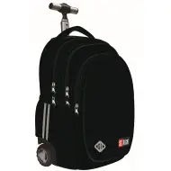 St.Right Black zaino trolley scolastico, zaino TB-01 44x32x20cm