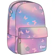 St.Right Pink butterfly zaino scolastico rosa con farfalle, modello BP33 40x27x17cm