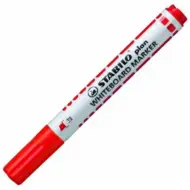 Stabilo: Pennarello per lavagna Plan WhiteBoard con punta a scalpello, colore rosso