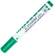 Stabilo: Plan WhiteBoard marker a punta tagliata, colore verde