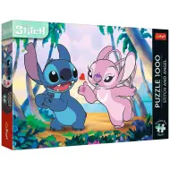 Stitch e Angel sulla spiaggia puzzle premium plus da 1000 pezzi - Trefl