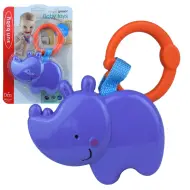 Sun Baby: Sonaglio per bambini a forma di ippopotamo allegro, privo di BPA