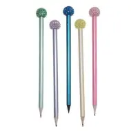Tesoro: Matita in grafite con estremità a sfera con strass in diverse varianti