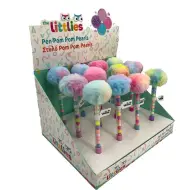 The Littlies: Penne con pompon colorati 1 pezzo