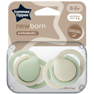 Tommee Tippee: ciuccio Newborn per neonati, set da 2 pezzi in diverse varianti (0–2 mesi)