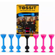 Tossit Starter Pack — gioco di freccette con ventose in silicone rosa e azzurro