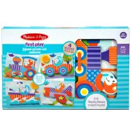 Veicoli puzzle gigante in legno - Melissa &amp; Doug