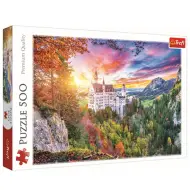 Vista sul castello di Neuschwanstein puzzle da 500 pezzi - Trefl