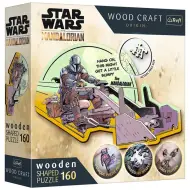 Wood Craft: Star Wars - Mandalorian 160 pezzi puzzle in legno premium - Trefl