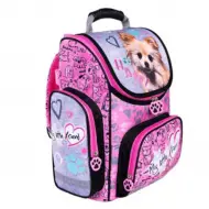 Zainetto scolastico My little friend Happy con cani 35,5x27,5x16cm