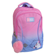 Zaino scolastico St.Right Blue Hamster BP26 39x27x17 cm