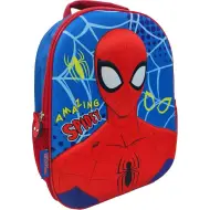 Zaino scolastico arrotondato 3D Amazing Spider-Man, 26x10x32 cm