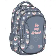 Zaino scolastico con motivo di cagnolino St.Right Be My Friend 15"