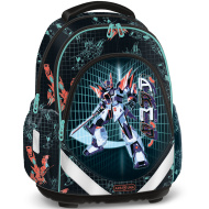 Ars Una: A.R.M.S. zaino scolastico anatomico con stampa di robot, 33×43×22 cm