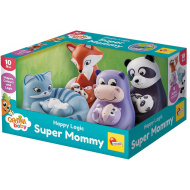 Carotina Baby: Super Mamma animali e i loro cuccioli gioco educativo - Lisciani